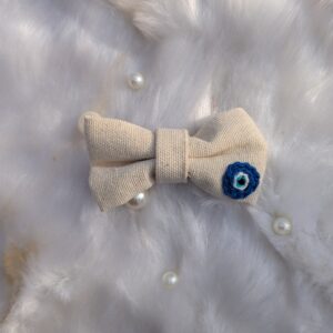 Evil Eye protection hair bow Embroidery