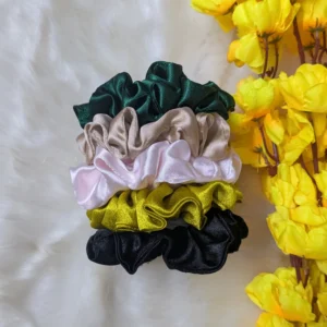 satin scrunchie combo